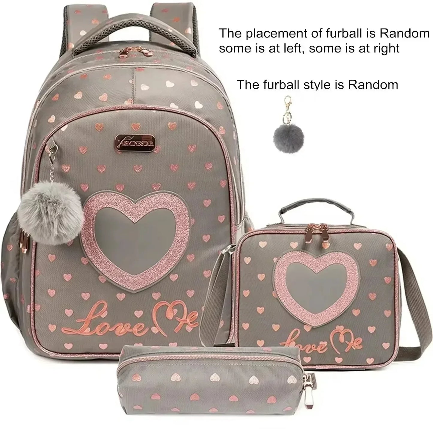 Children's School Bag for Boys Waterproof Backpack Set with Thermal Bag School Boy Backpack Elementary Student Shoulder Bag