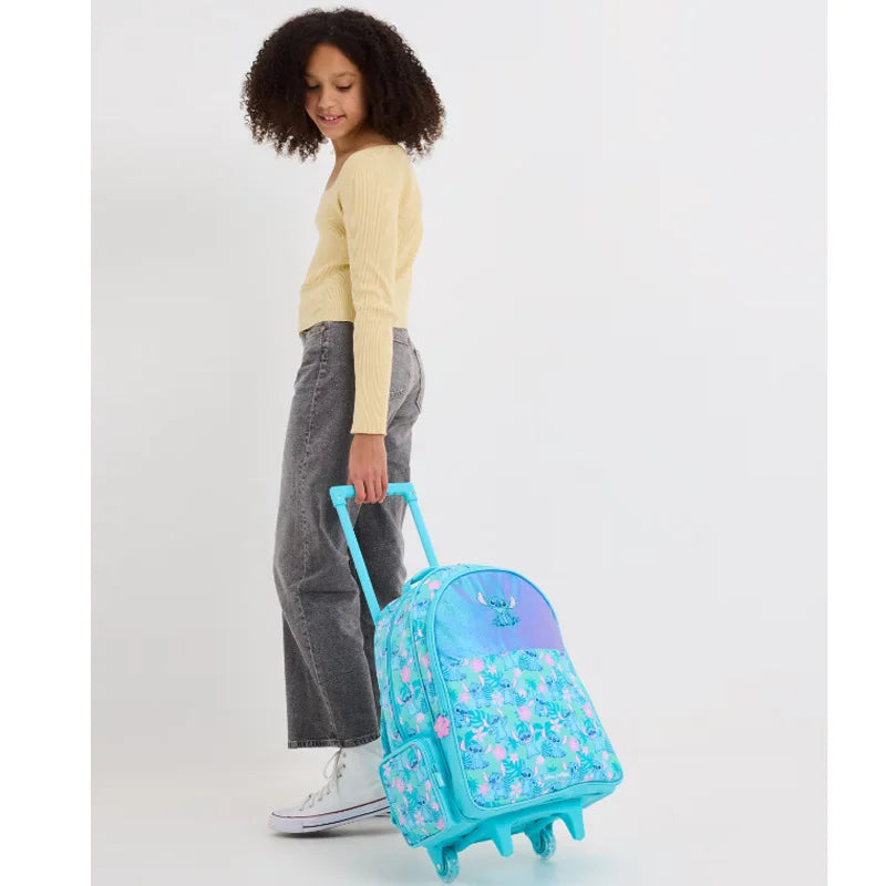 Australian Smilggle Schoolbag Backpack Large Capacity Tugboat Box Pull Rod Bag Portable Meal Bag Back-To-School Season Gifts