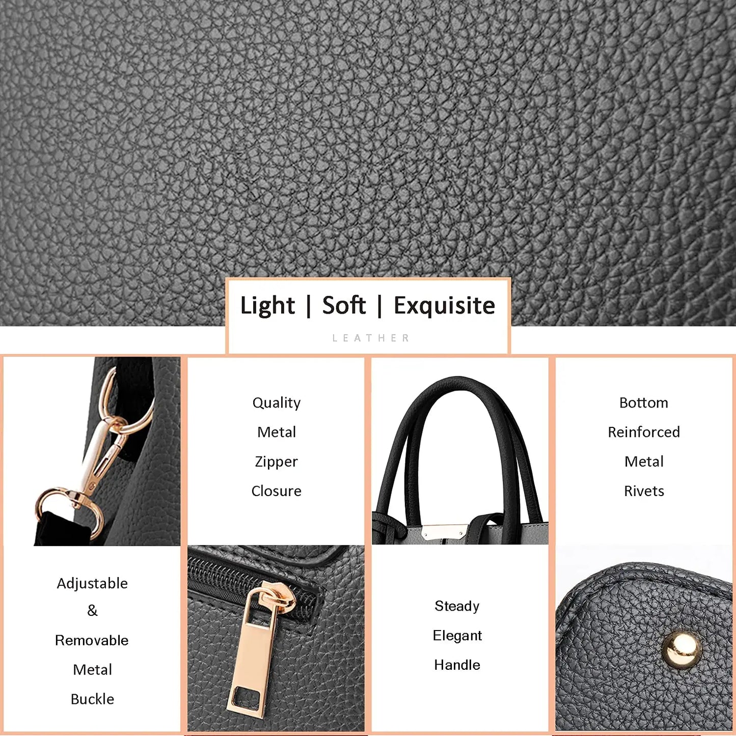 Famous Designer Brand Bags Women Leather Handbag New Luxury Ladies Purse zwq