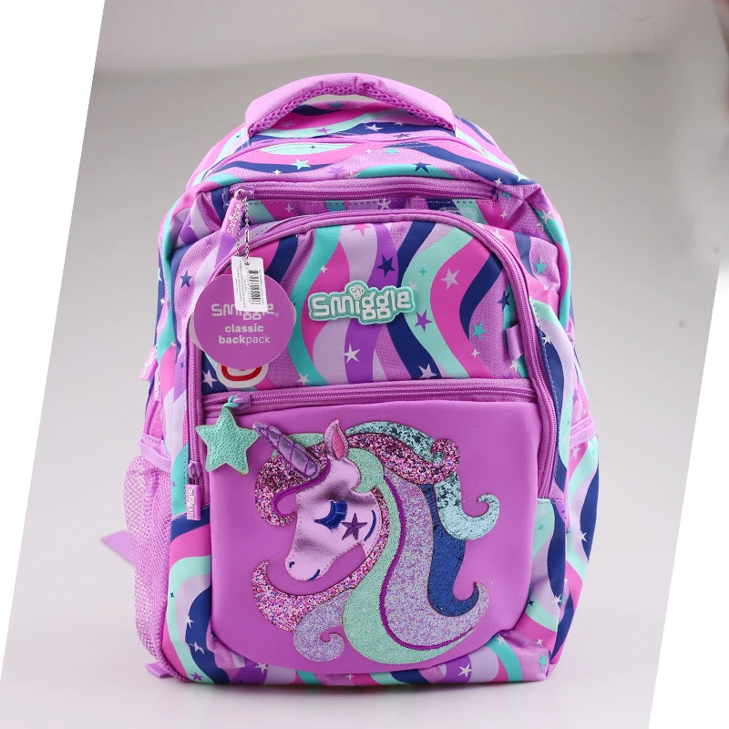 Genuine Australia Smiggle Schoolbags Children'S Backpacks Primary School Students' Shoulder Bags Large-Capacity Cartoon Bags