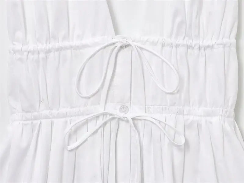 Dresses Women's 2025 New Dress Summer Fashion Elegant Hanging Neck Sexy Women's Youth Street Holiday Dress