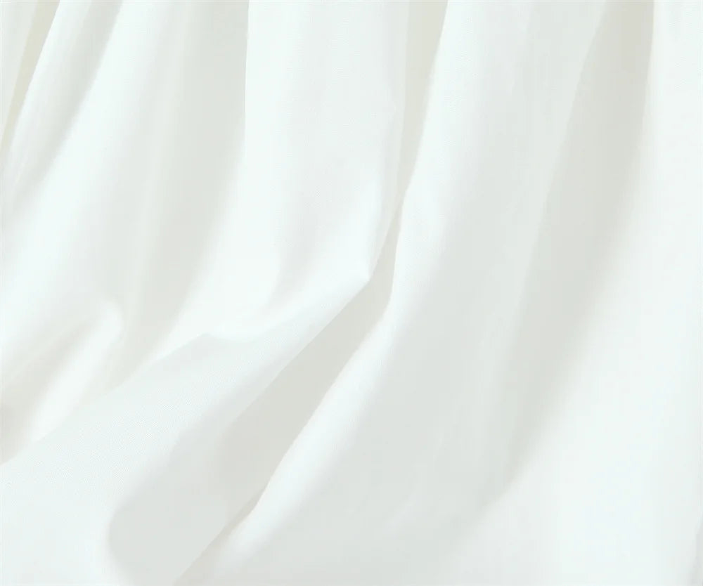 Women's Dress 2025 New Fashion Summer  White Bow Midi Dresses for Women Elegant Chic Ladies Dress