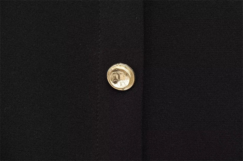 Women's Dress Black Long Dresses Spring Summer 2025 Button Up Sleeveless Sundress Vestidos Elegant Casual Women's Dresses