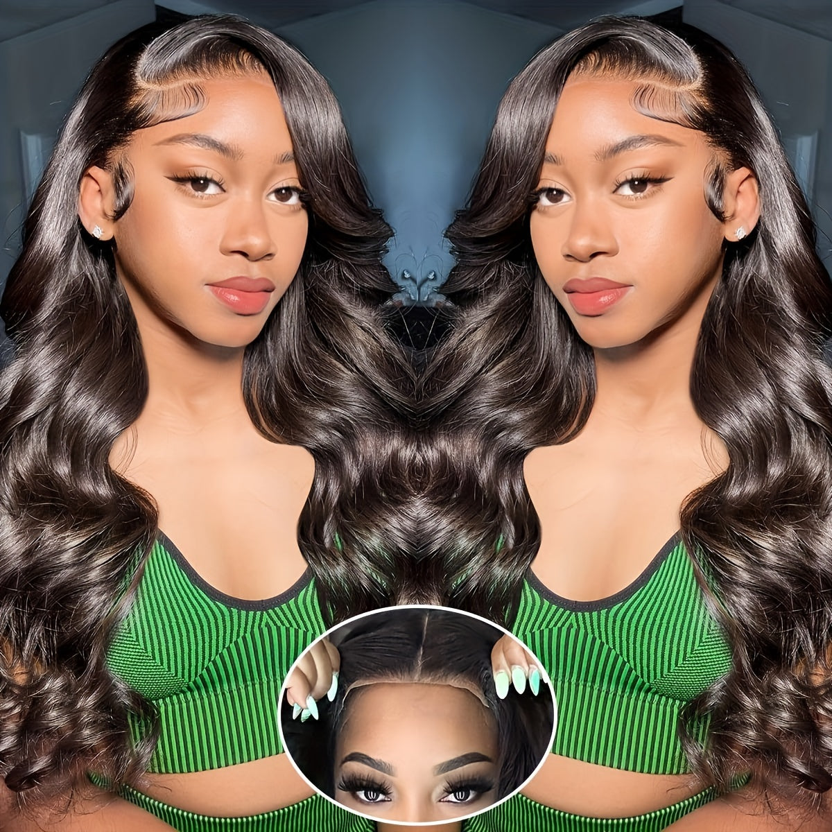 Bye Bye Knots Wig Glueless Wigs Human Hair Pre Plucked Pre Cut 6x4 HD Lace Closure Wigs Human Hair Body Wave Lace Front Wigs Human Hair For Women Put On And Go Wig 180%