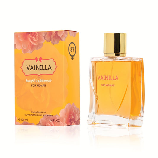 100ml Alluring Vanilla Musk Gardenia Eau De Parfum - Long-Lasting, Refreshing, and Seductive Fragrance for Women - Perfect Gift for Dating, Daily Life, and Special Occasions