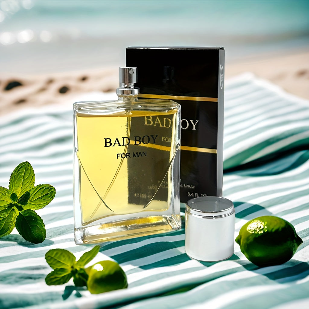 3.4oz Eau De Parfum For Men, Refreshing And Long Lasting Fragrance With Spicy Woody Notes, Perfume For Dating And Daily Life, A Perfect Gift For Him