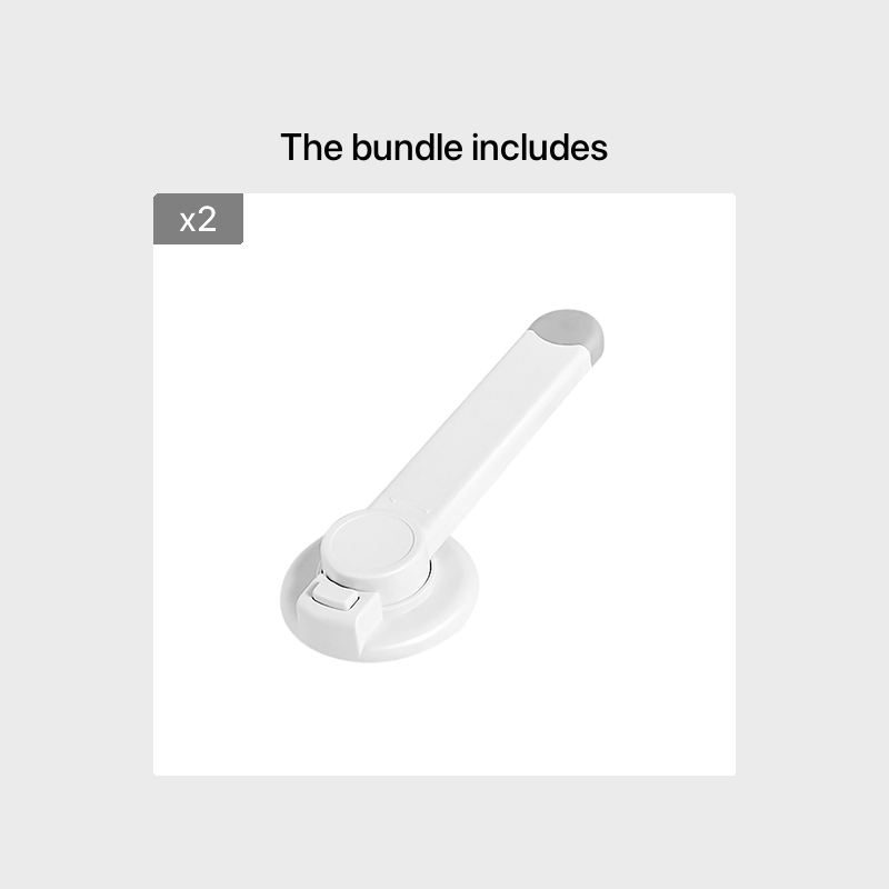 AirXing & Pet Safety Toilet Lock - White Plastic Childproof Latch with Easy-Install Design, Prevents Unauthorized Use for Youngsters & Pets, Secure Bathroom Access, Pet Safety Device, Modern Toilet Accessory, Durable Plastic