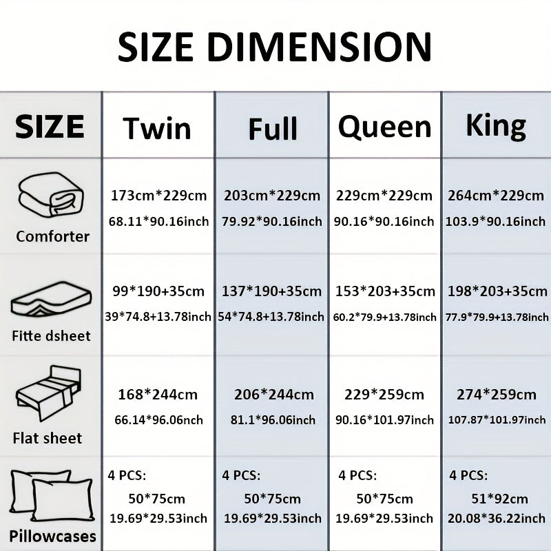 7pcs Fashion Freshness Nature Rural Flowers Quilt Set (1 Quilt +1 Bed Cap +1 Bed Sheet +4 Pillowcase Without Pillow Core), Contains Padding 180gsm Quilting Soft Ventilate Bedroom Dormitory