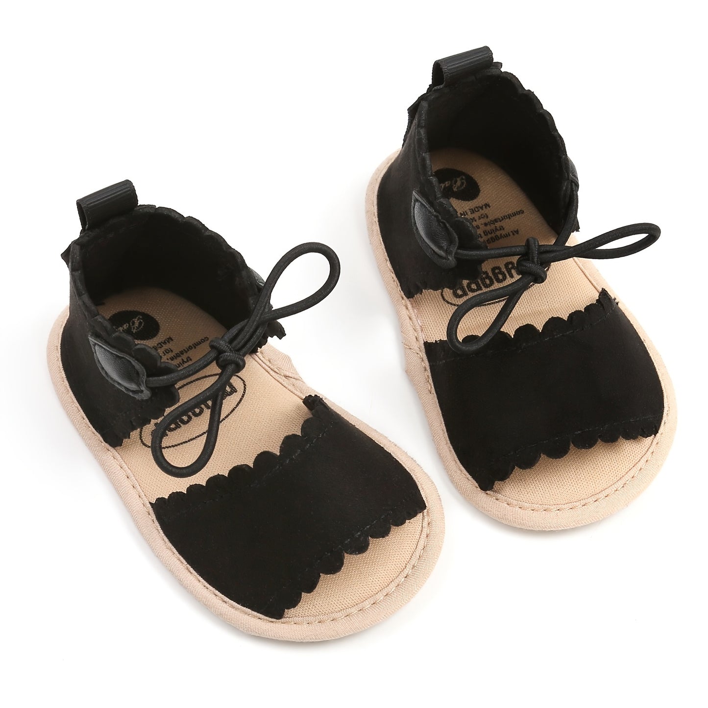 Adorable & Lightweight Baby Girl Sandals: Open-Toe, Easy Fasten Crib Shoes Perfect for First Walkers – Spring/Summer Ready