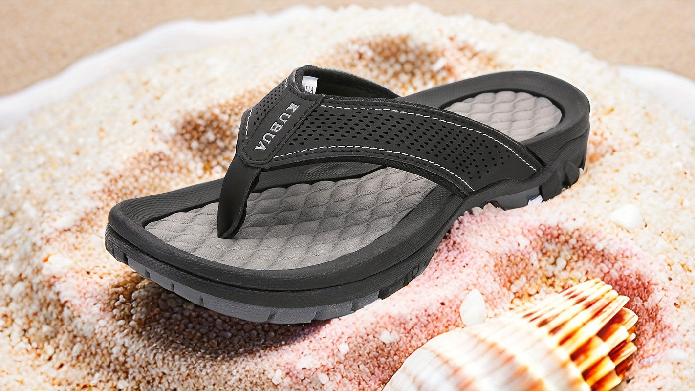 Mens Beach Flip Flops Water Sandals Outdoor Athletic Thong Sandal