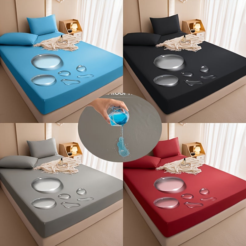 2-pack Waterproof Urine-proof Fitted Sheet, Anti-slip and Dust-proof Mattress Protector, Deep Pocket Elastic Fitted Sheet Protector, Sofa Cover, Single Bed Cover, Double Bed Sheet, Waterproof and Moisture-proof Mattress Prote