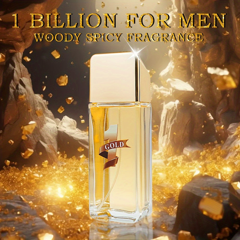 3.38oz Eau De Parfum For Men, Refreshing And Long Lasting Fragrance With Woody Spicy Notes,Perfume For Dating And Daily Life,A Perfect Gift For Men