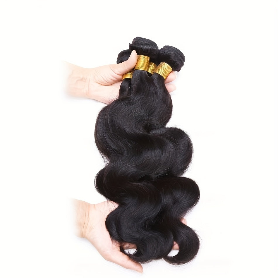 3PCS Body Wave Human Hair Bundles 10A Vietnamese Virgin Human Hair Body Wave Bundles Natural Color 100% Unprocessed Human Hair Weave Extensions