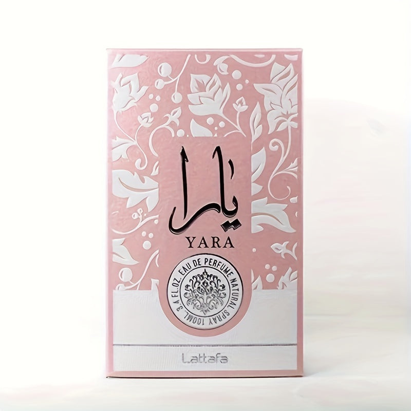 3.4 Floz Yara Eau De Parfum for Women - Long-Lasting, Seductive, and Feminine Fragrance with Rich Notes of Floral, Fruity, and Woody Scents - Perfect for Daily Wear, Special Occasions, and Gift Giving