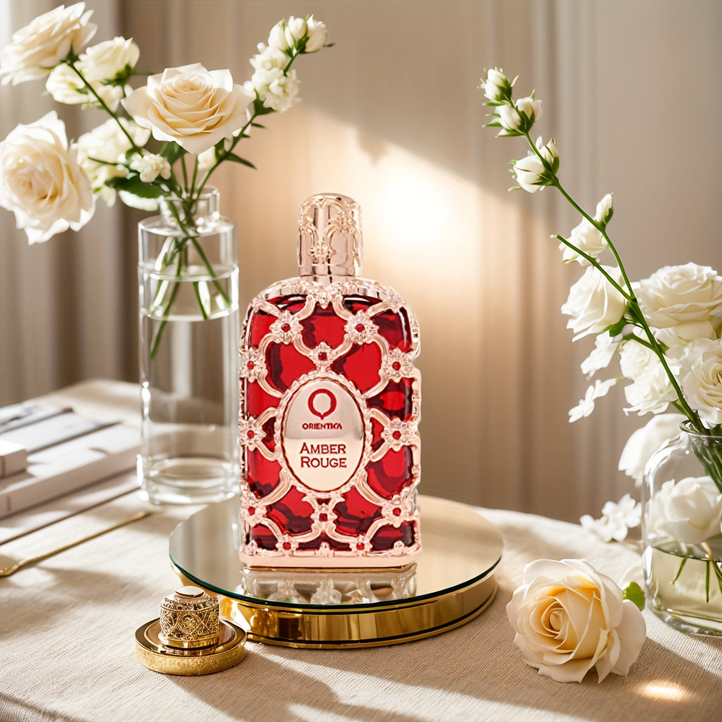 2.7 Oz Amber Rouge Cologne Eau De Parfum Spray - Unisex, Long-Lasting Fragrance, Seductive Scent for Men and Women - Grace Bliss Cologne by Amber Rouge