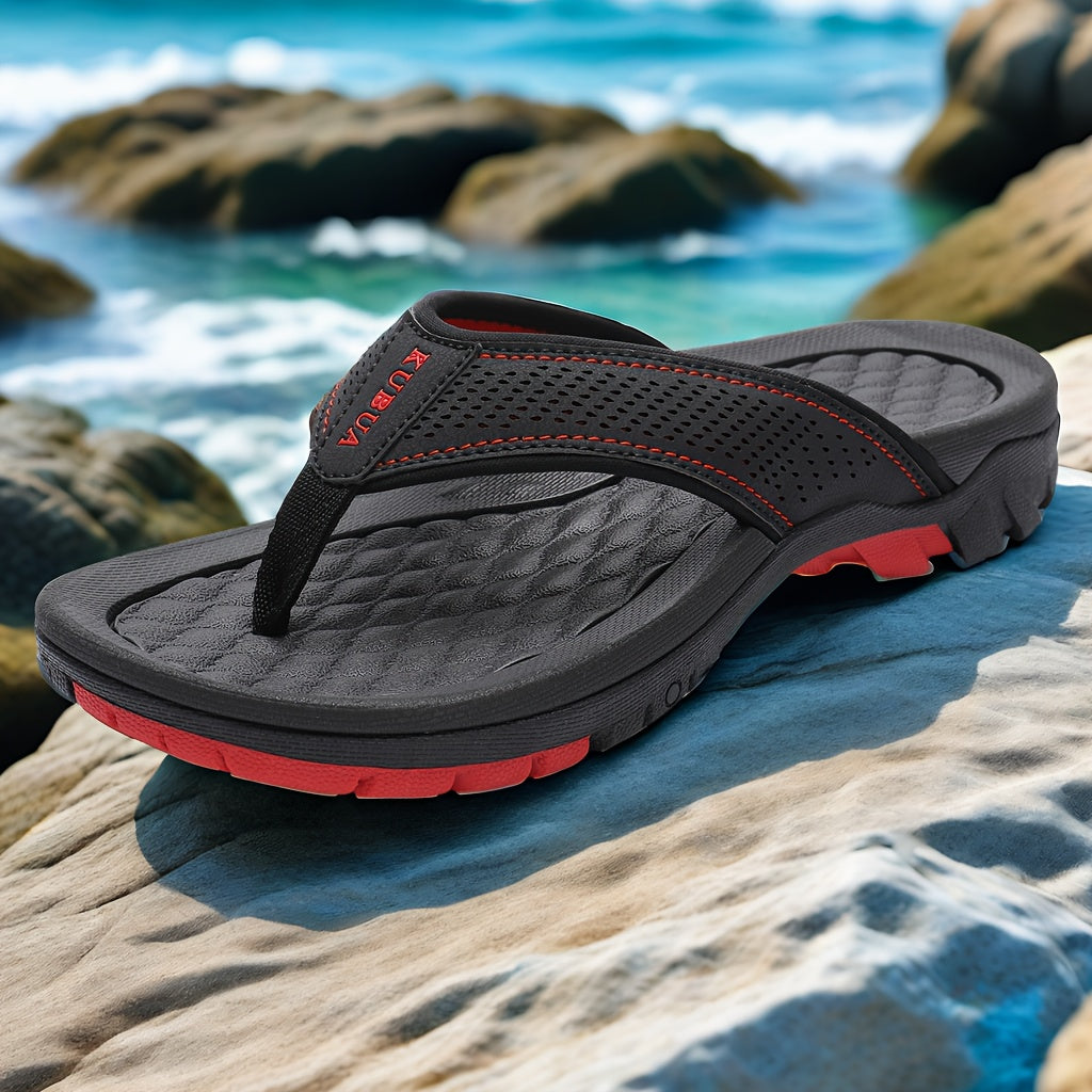 Mens Beach Flip Flops Water Sandals Outdoor Athletic Thong Sandal