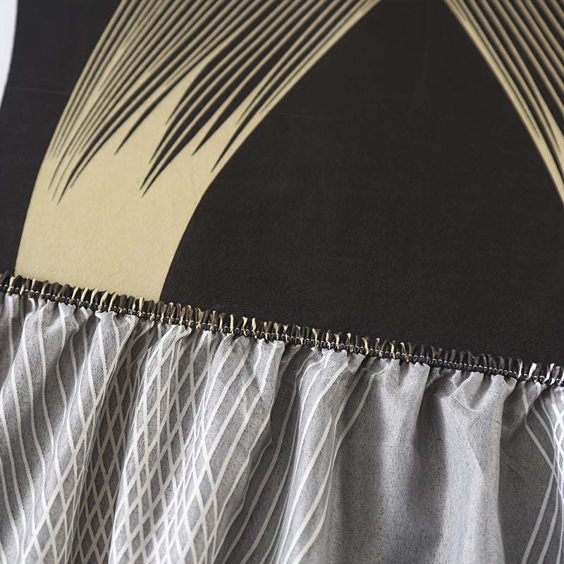 High-end Fleece 3pcs Bed Sheet Set - Skin-friendly Comfortable Plant Geometric Floral - 1pc Bed Sheet + 2pcs Pillowcase No Filling