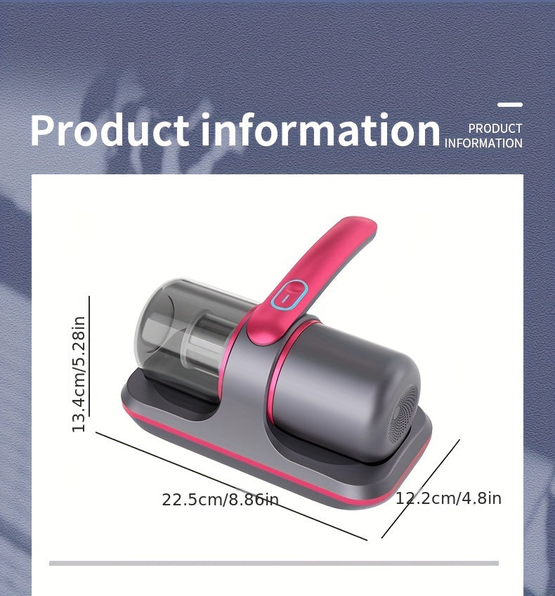 ProClean Bed Mite Remover - Wireless, Handheld, High-Power, Pet Hair Remover, Bed Sheet Cleaner for Home, Effective Mite and Dust Removal, Easy to Use, Portable, and Convenient