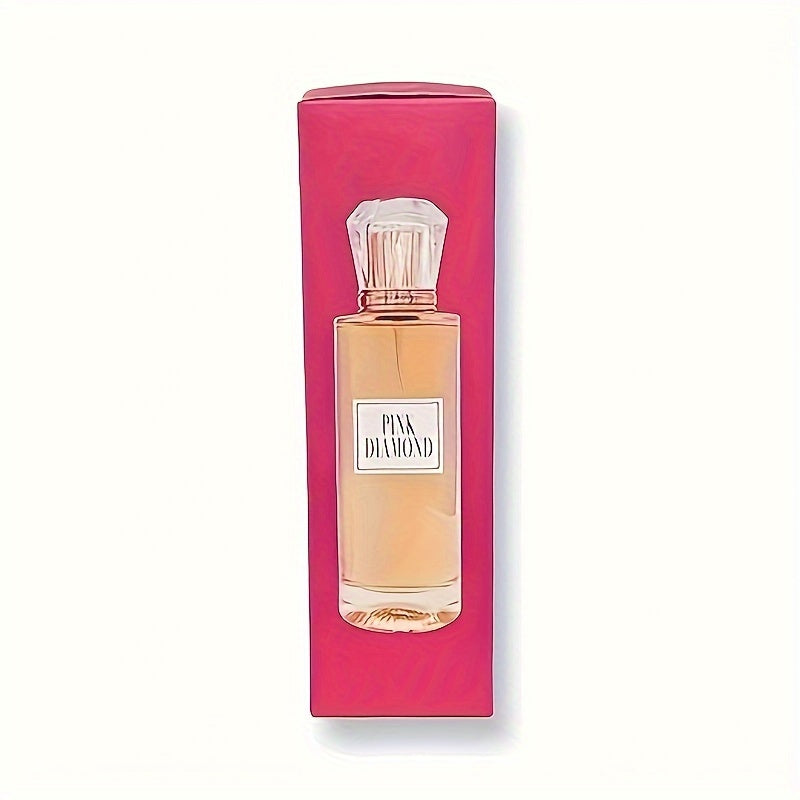 3.4oz PINK DIAMOND Ladies Eau De Parfum - Long-Lasting, Floral, and Fruity Scent - Perfect for Daily Wear and Special Occasions