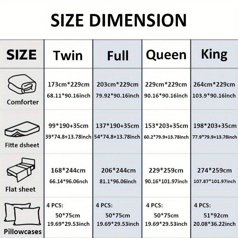 7pcs Blue Flower Plant Design Two-sidedlarge Sizeextra Large Quilt Set (1 Quilt +1 Bed Cap +1 Bed Sheet +4 Pillowcase Without Pillow Core), Contains Padding 180gsm Quilting Soft Ventilate The Four Seasons Apply Bedroom Dormit