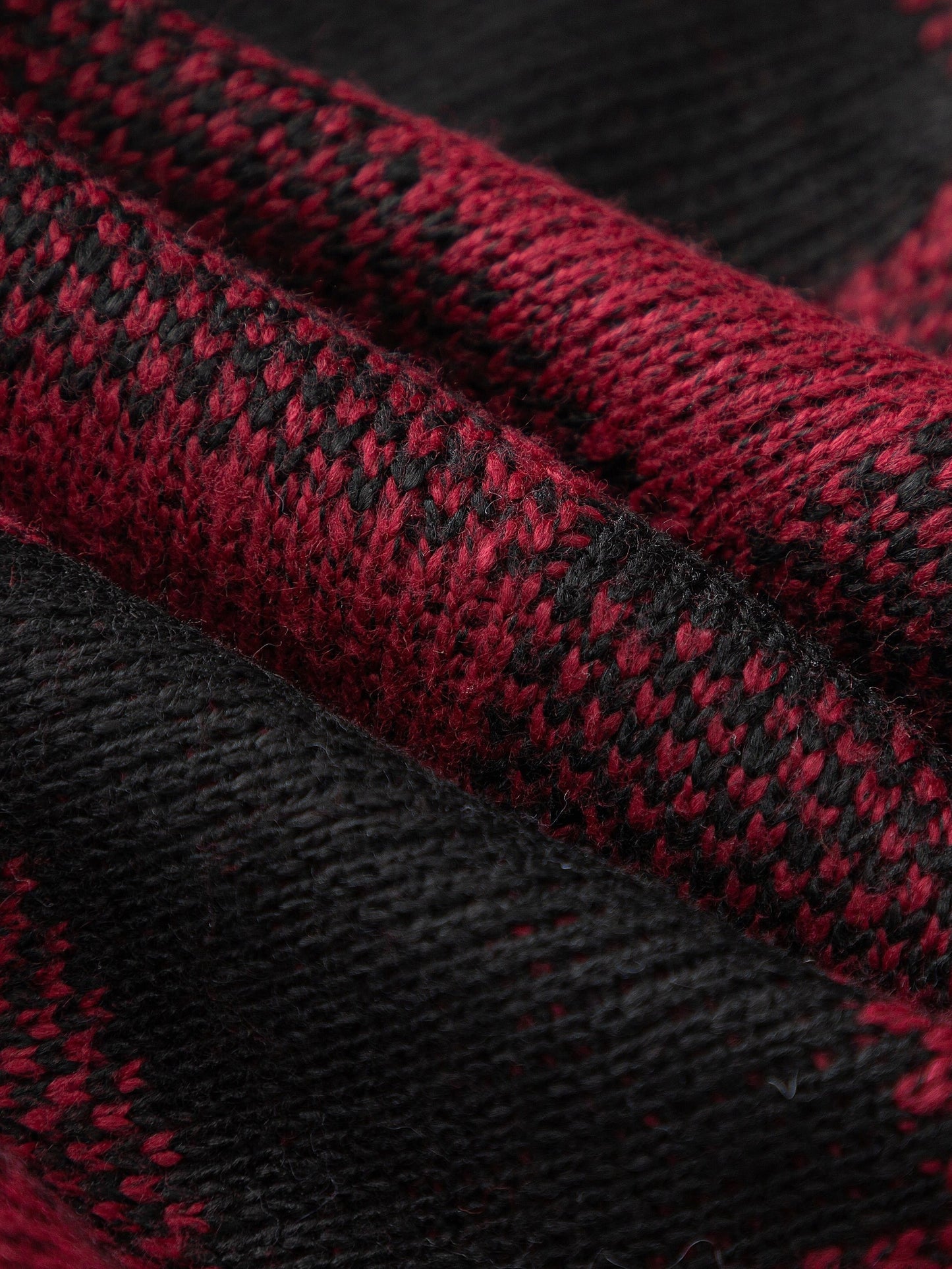 All Match Knitted Plaid Hooded Cardigan Jacket, Men's Casual Warm Slightly Stretch Zip Up Jacket Coat For Fall Winter