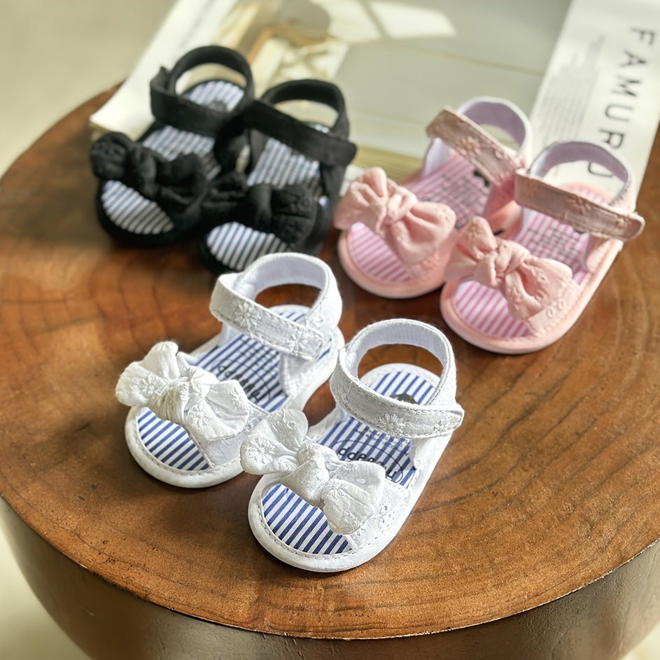 Adorable Baby Girl's Sandals - Non-Slip, Breathable, Comfortable Shoes for Toddler's First Steps, Walking, and Outdoor Play - Soft, Lightweight, Easy to Wear and Remove