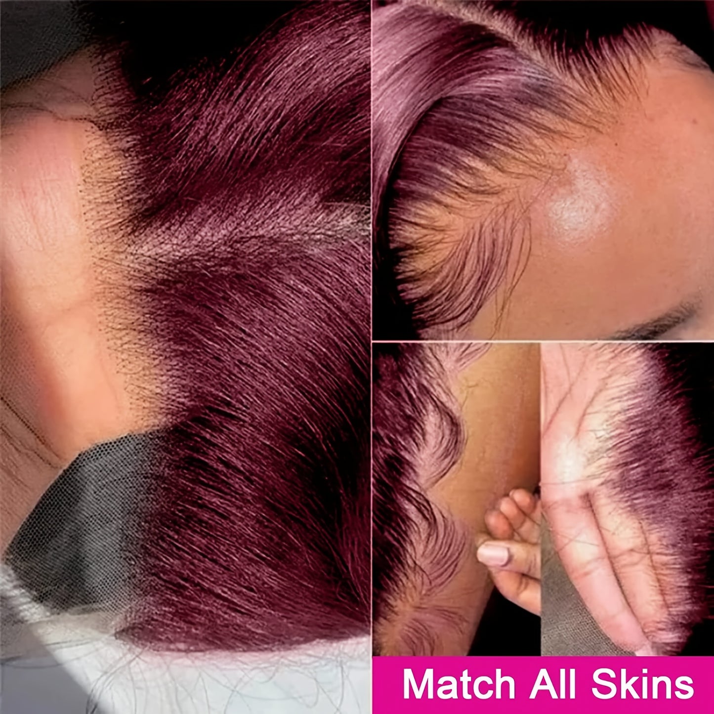 13X4 Lace Front Wig 99J Bob Body Wave 13X4 Lace Closure Wig Brazilian Remy Hair Human Hair For Women