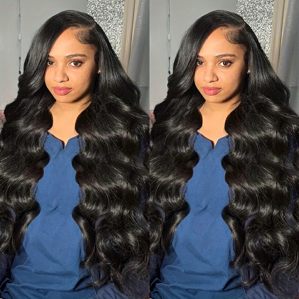 360 Lace Front Wigs Pre Plucked 150% Density Human Hair 360 HD Lace Frontal Wigs Body Wave Wig For Women With Baby Hair Natural Color (16-34 Inch, Natural Color)