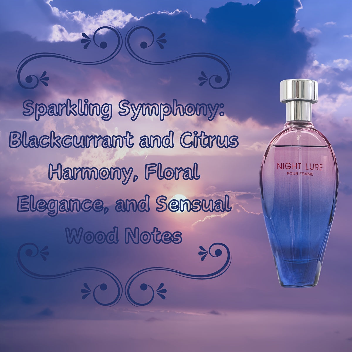 100ml Radiant Moonlight Eau de Parfum - A Luminous Fusion of Fruity-Floral Scents, Enveloping You in Sweet Elegance and Woodland Charm