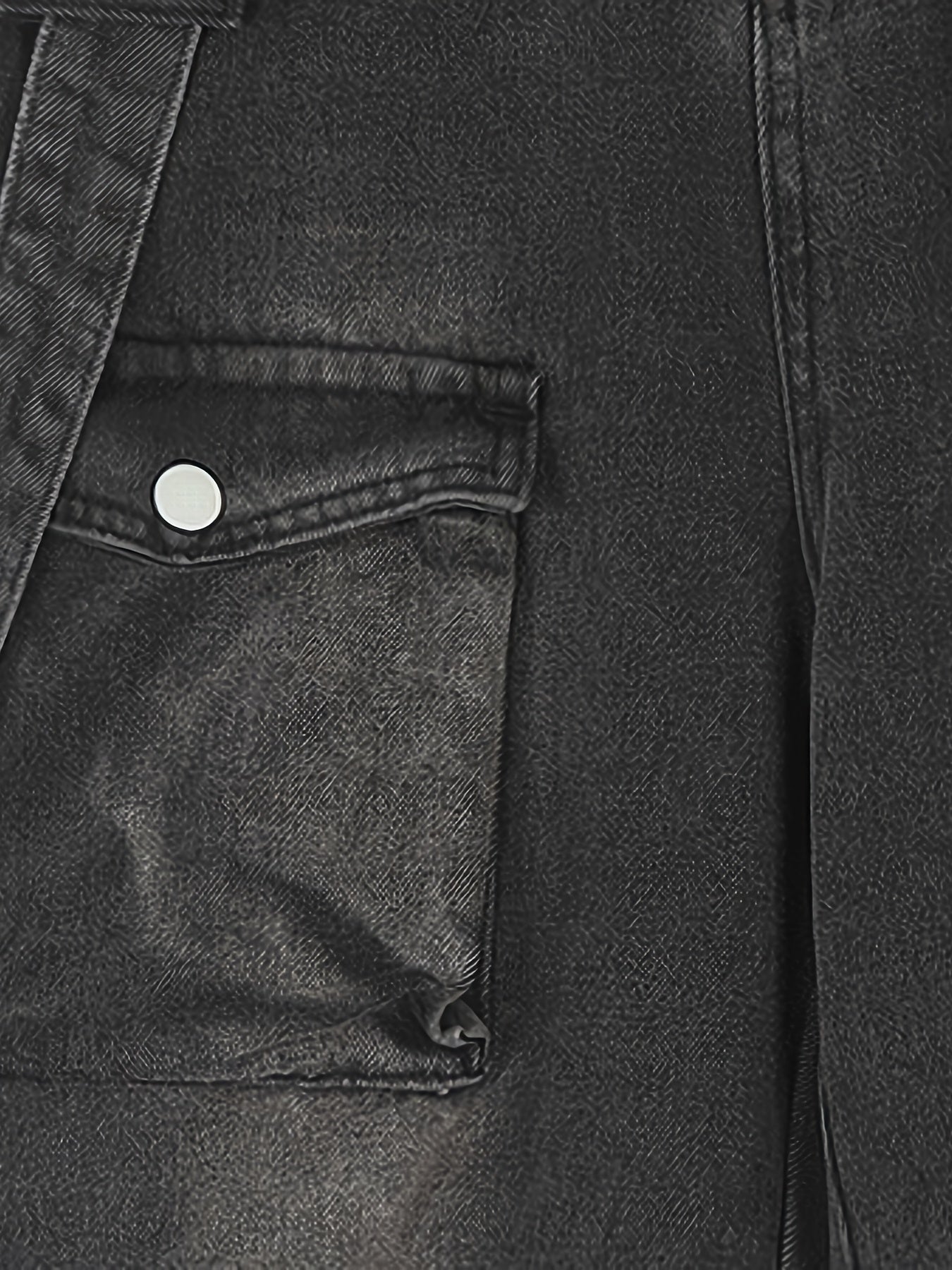 Ins Trendy High Street Retro Vintage Vintage Multi Pocket Workwear Jeans For Men, Heavyweight Washed Spicy Girls, Niche Straight Leg Stacking Pants, Gothic Hip-hop Style Loose And Versatile High Waisted Wide Leg Mop Pants, Wo