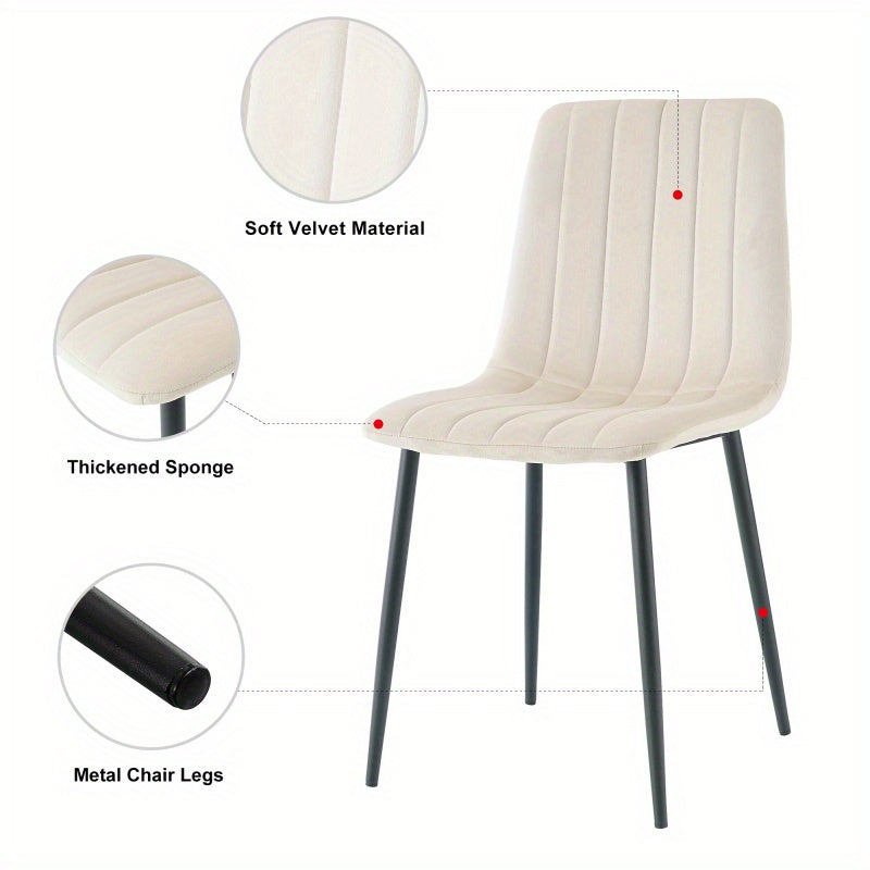 Table and chair set one table and four chairs. Clear tempered glass table top 0.3 feet thick black wrought iron legs. Black spray paint chair legs.