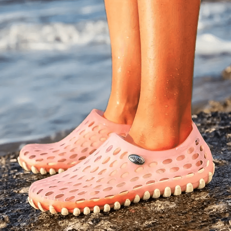 Breathable Unisex Garden Sandals - Non-Slip Summer Slides with Round Toe Design, Perfect for Outdoor Couples Wear