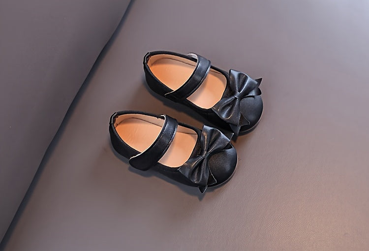 [Mary Jane | Soft] Soft Non-slip Mary Jane Flats | Girls Shoes Princess Shoes with Bow Decor