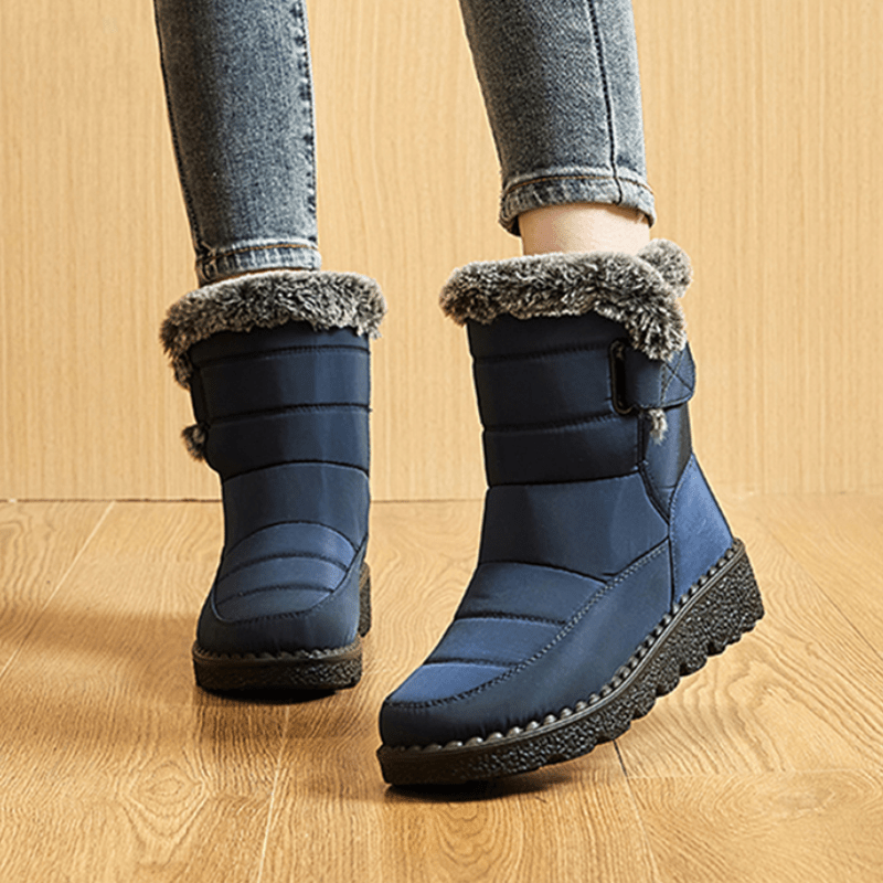 Winter Boots for Women New Long Plush Snow Boots Woman Platform Ankle Boots Warm Shoes