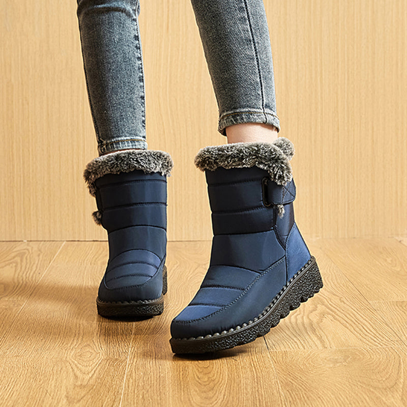 Winter Boots for Women New Long Plush Snow Boots Woman Platform Ankle Boots Warm Shoes