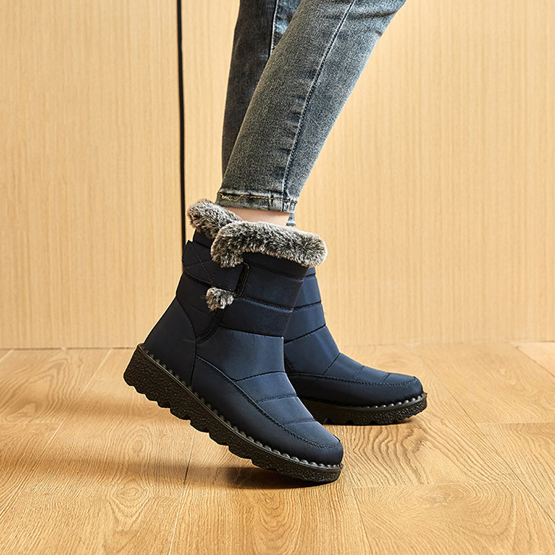 Winter Boots for Women New Long Plush Snow Boots Woman Platform Ankle Boots Warm Shoes