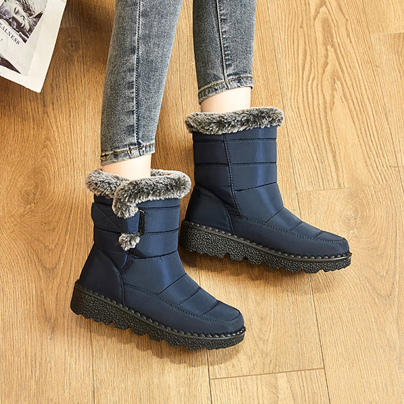 Winter Boots for Women New Long Plush Snow Boots Woman Platform Ankle Boots Warm Shoes
