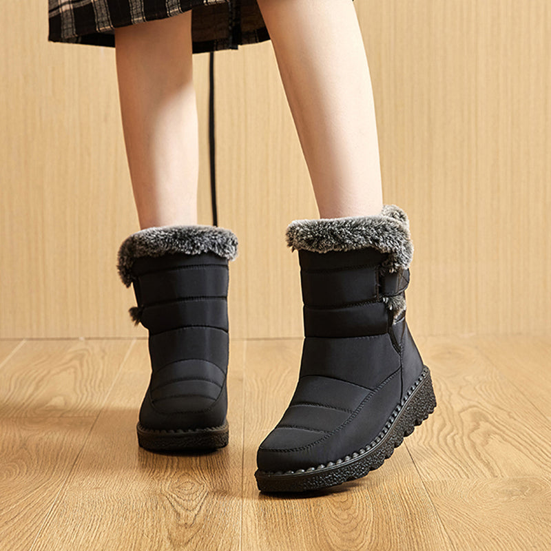 Winter Boots for Women New Long Plush Snow Boots Woman Platform Ankle Boots Warm Shoes