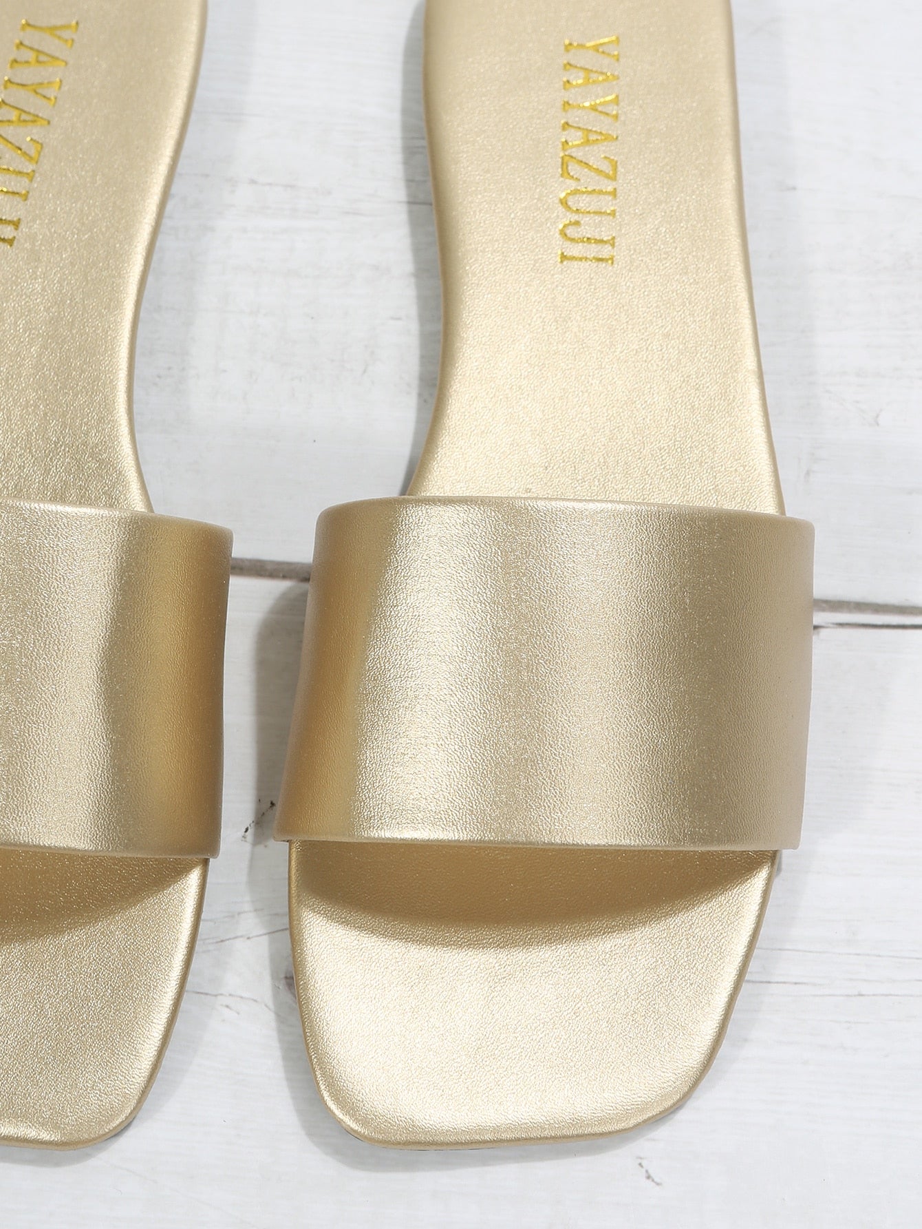 Women's Colorful Slide Sandals - Fashionable Open-Toe Flats with Ankle Strap, Faux Cover Upper & Rubber Sole, Casual Summer Shoes in Red, Green, Yellow, Blue, Brown, Black, White, Summer Footwear | Fashionable Flats | Durable