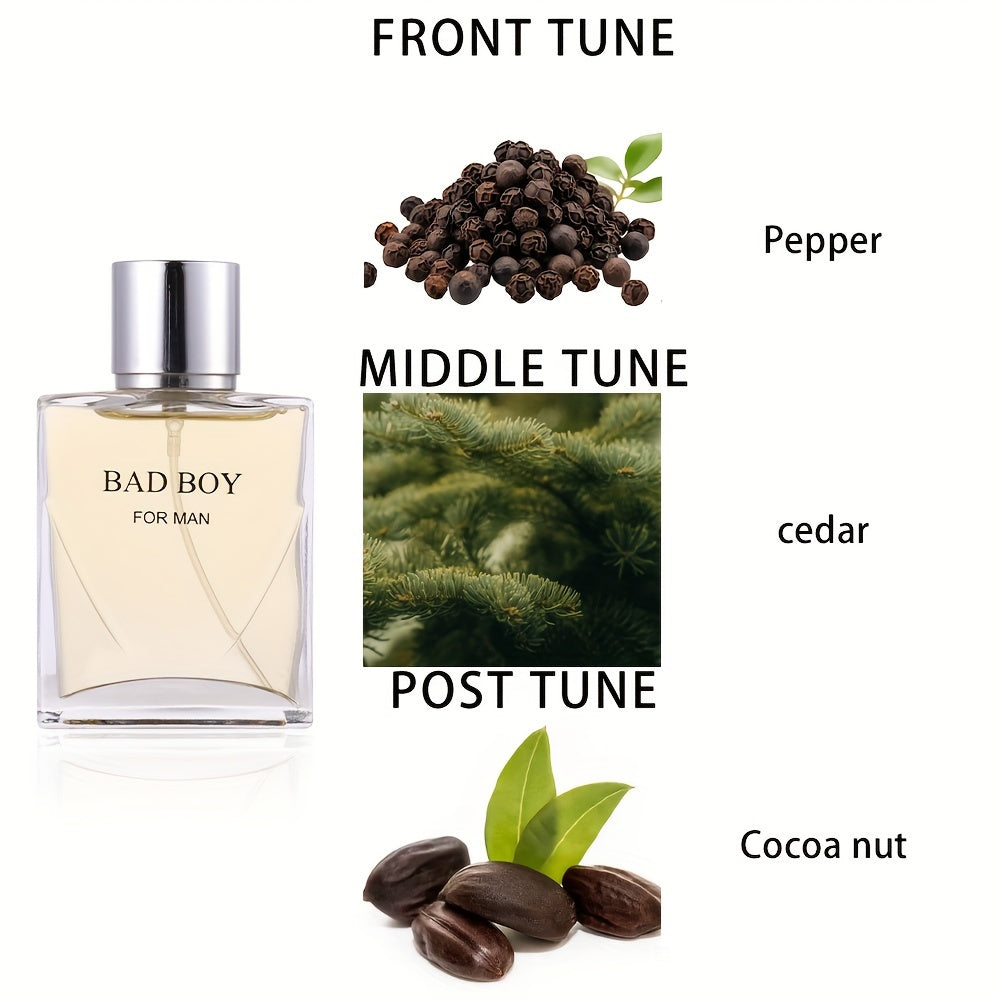 60ml Luxury Eau De Parfum for Men - Refreshing, Long-Lasting, and Seductive Fragrance with Fruity Notes, Perfect for Dating, Daily Life, and a Thoughtful Gift Idea
