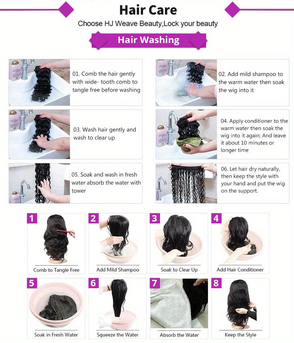 40 Inch Transparent Deep Wave HD Lace Frontal Wig Glueless Wig Human Hair Brazilian 360 Full Lace Wig Water Wave Curly HD Lace Front Wigs PrePlucked