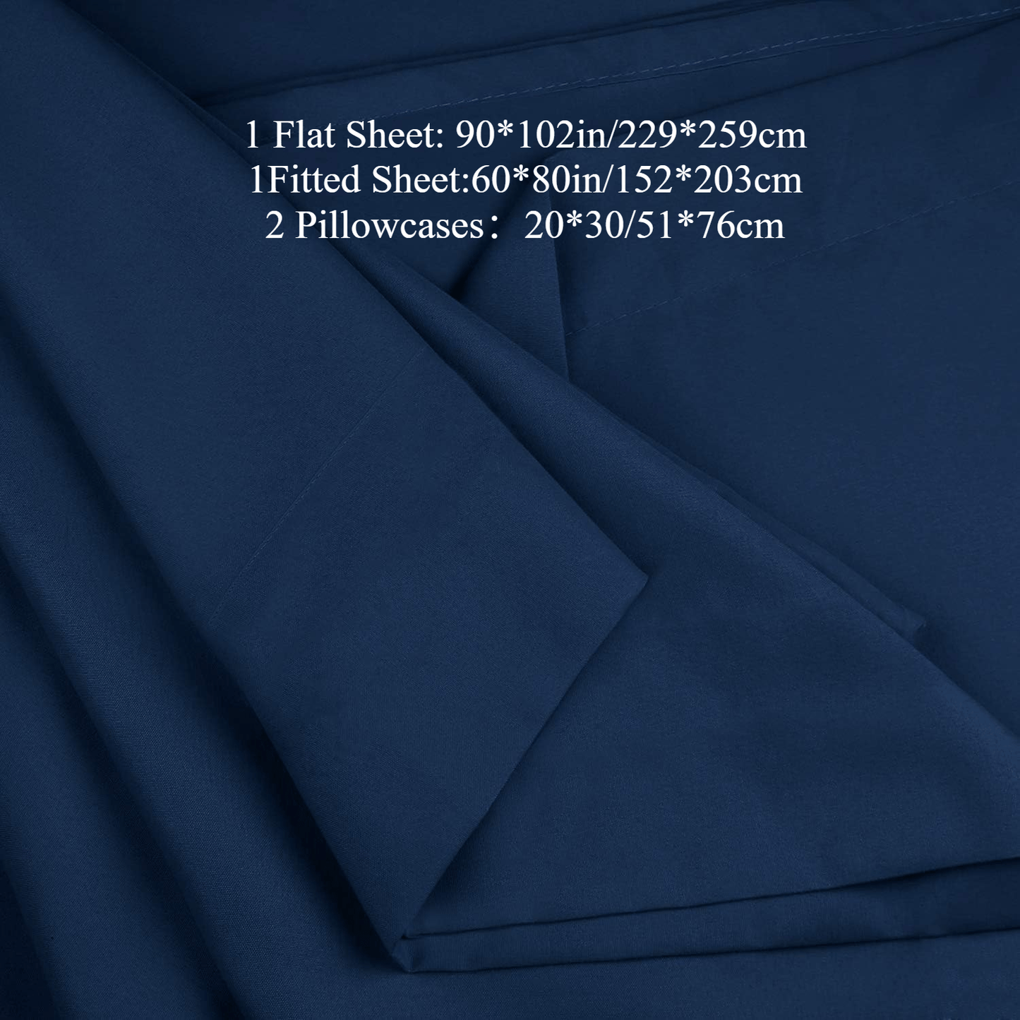 4 Pieces Bed Sheet Set Queen Size Sheets Hotel Bed Sheets Bed Sheet Set (+8 Inch) Pocket Depth Queen Standard