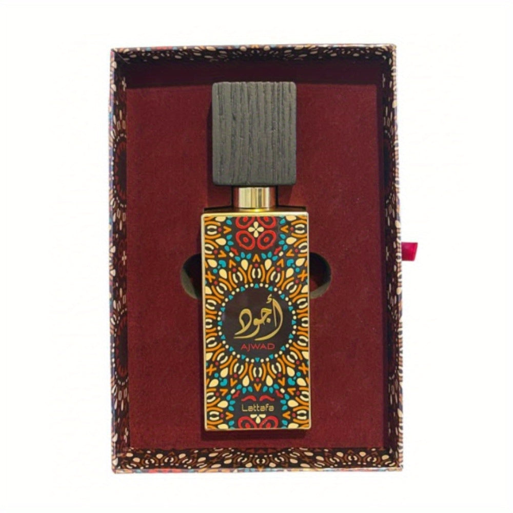 Lattafa Ajwad Eau De Parfum Spray for Unisex, 3.4 Ounce