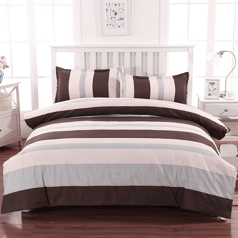 Bed sheet and quilt cover four-piece wholesale bedding simple brushed student dormitory single four-piece set
