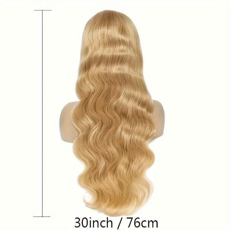 Honey Blonde Human Hair Wig 27# Honey Blonde Wig Highlight Ombre Blonde 13x6 HD Lace Front Wigs Human Hair 13*6 Honey Blonde Lace Front Wig Colored Body Wave Pre Plucked Baby Hair Glueless For Women Daily & Party