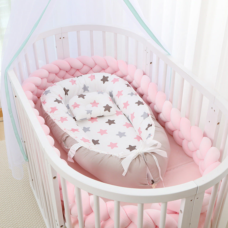 Foldable Removable And Washable Portable Anti-pressure Baby Bed In Bed Bionic Off