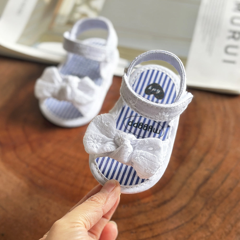 Adorable Baby Girl's Sandals - Non-Slip, Breathable, Comfortable Shoes for Toddler's First Steps, Walking, and Outdoor Play - Soft, Lightweight, Easy to Wear and Remove