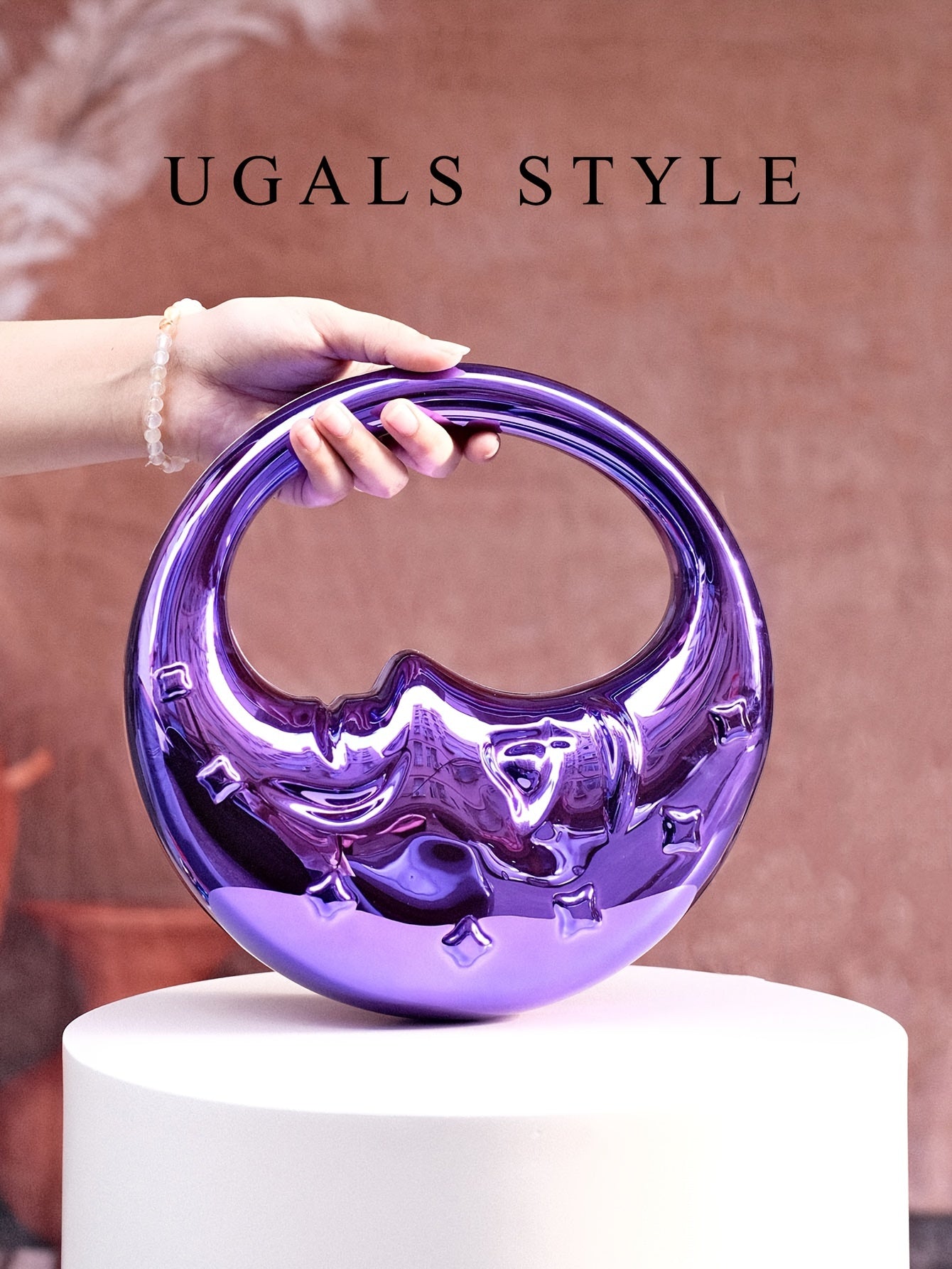 Luxury Women's Party Prom Box Evening Clutch Acrylic Transparent Clutch Waterproof Crossbody Bag Tready Bride Bag, Perfect For Party, Wedding, Dinner/Banquet, Matching With Wedding Dress,Formal Dresses, Prom Dress, Birthday D