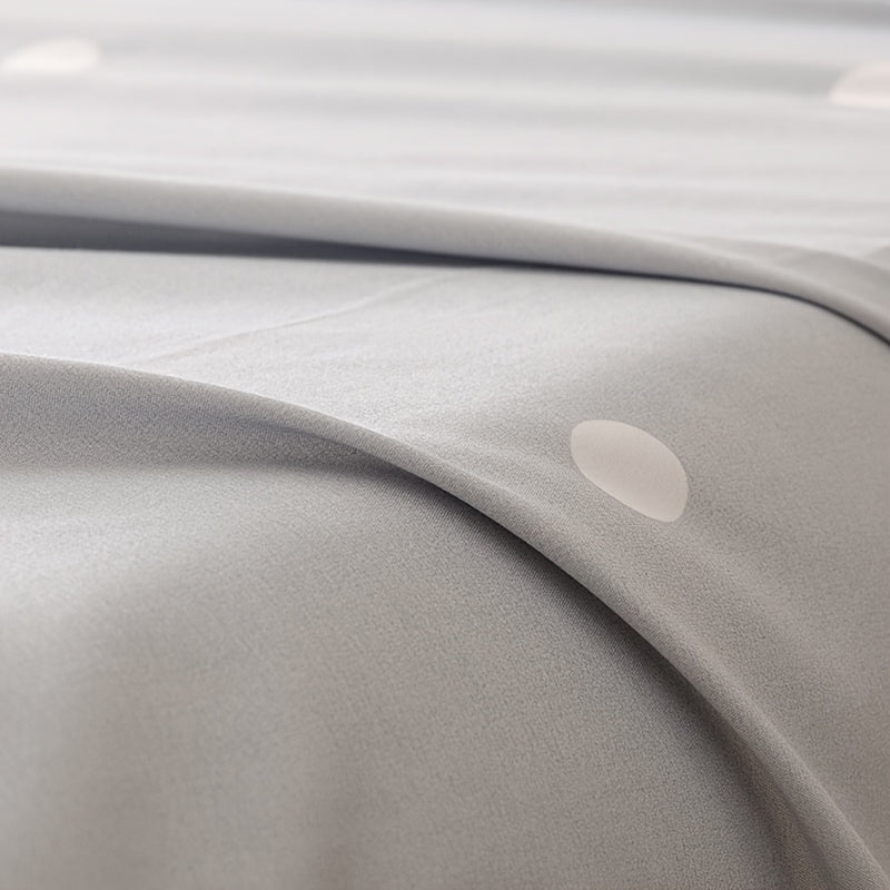 7pcs Fashion Quilt Set - Freshness Nature Rural Flowers, Soft Ventilate 180gsm Quilting, 1 Quilt + 1 Bed Cap + 1 Bed Sheet + 4 Pillowcases