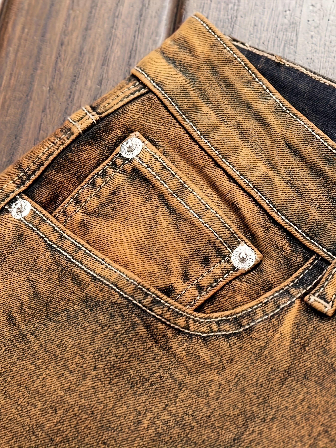 Men'S Straight Cut Ripped Jeans, Fashionable Camouflage Printed Jeans, Street Fashion Men Jeans Para Hombre, Designer Jeans For Men, Fashion Mens Clothing, Graphic Jeans